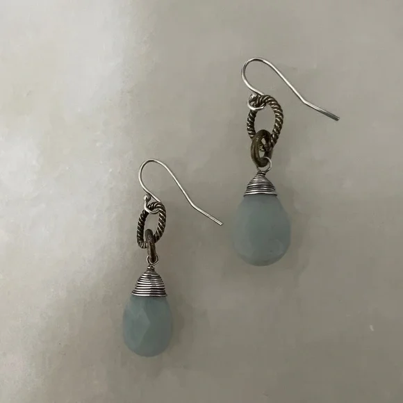 NWOT Sundance Amazonite Earrings - Picture 2 of 6